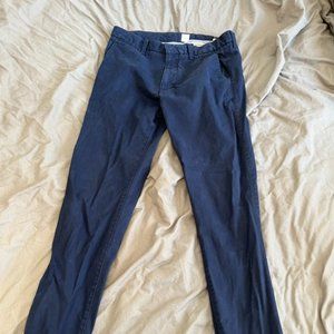 Gap Chinos, Blue, 32x32 Slim Fit